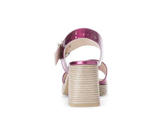Gabor Damen  Plateau Sandale Pink - Lederimitat