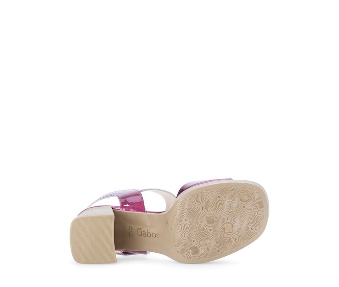 Gabor Damen  Plateau Sandale Pink - Lederimitat