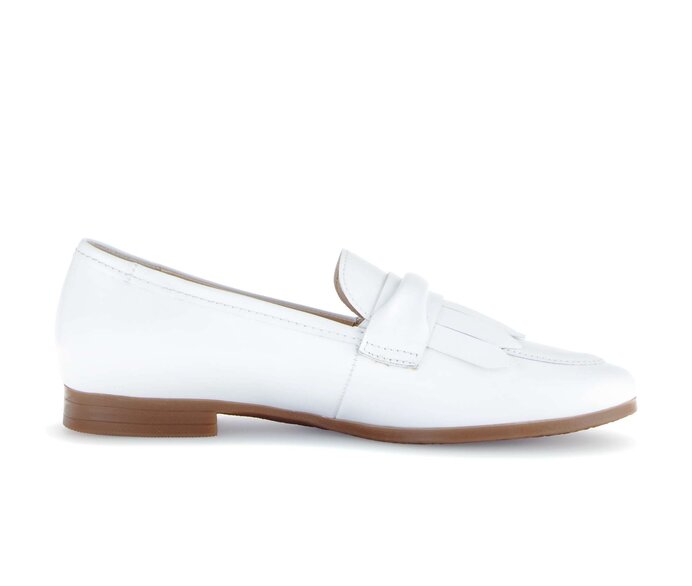 Gabor Damen  Slipper Weiß - Glattleder