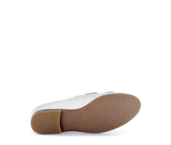 Gabor Damen  Slipper Weiß - Glattleder