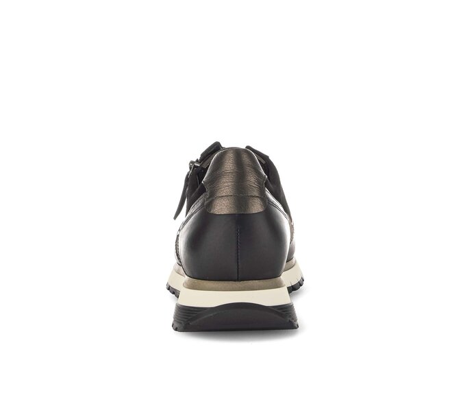 Gabor Damen  Sneaker Low Schwarz - Materialmix Leder