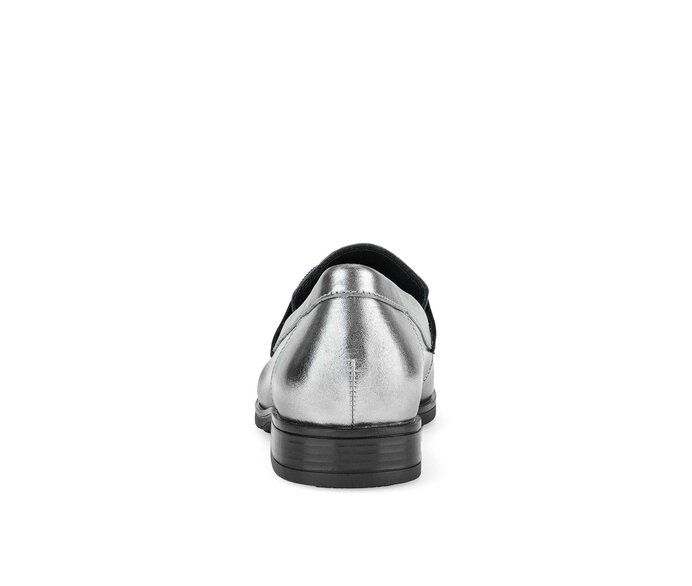 Gabor Damen  Slipper Silber - Effektleder