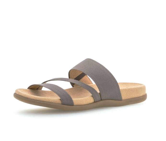 Gabor Damen  Pantolette Grau - Textil