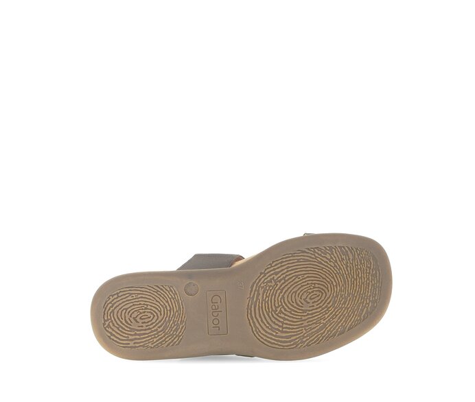 Gabor Damen  Pantolette Grau - Textil