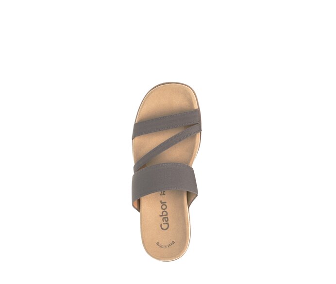 Gabor Damen  Pantolette Grau - Textil