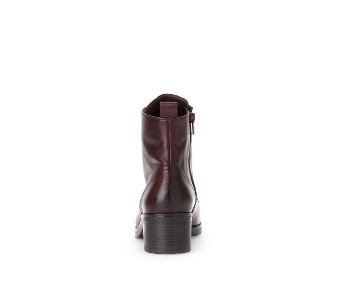 Gabor Damen  Schnürstiefelette Rot - Glattleder