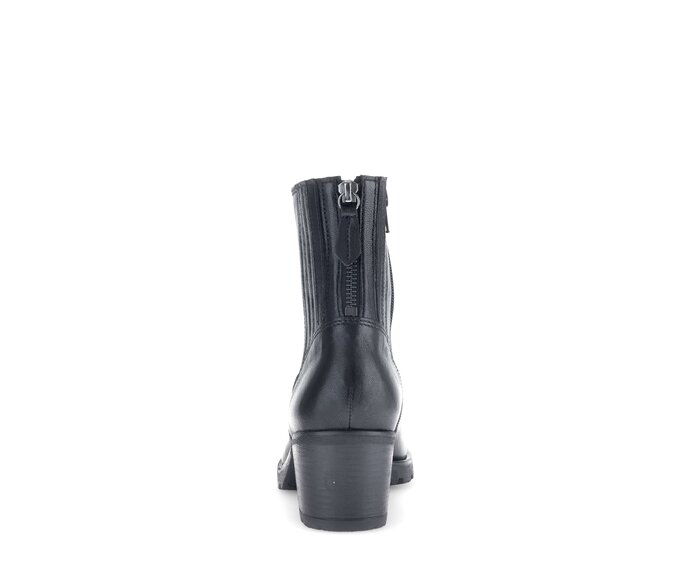 Gabor Damen  Sportliche Stiefelette Schwarz - Glattleder