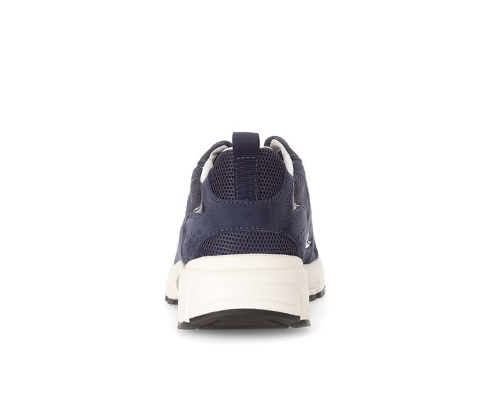 Gabor Damen  Sneaker Low Blau - Materialmix Leder/Lederimitat