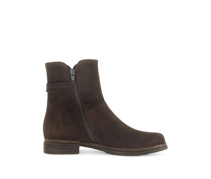 Gabor Damen  Elegante Stiefelette Braun - Rauleder