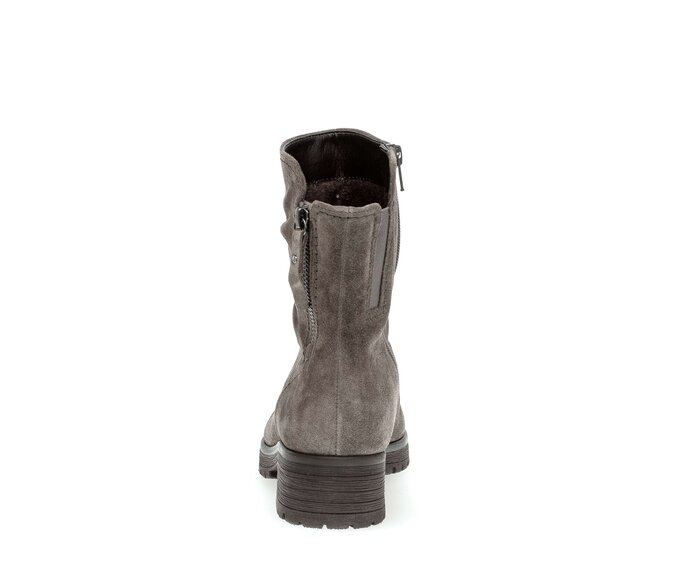 Gabor Damen  Sportliche Stiefelette Grau - Rauleder