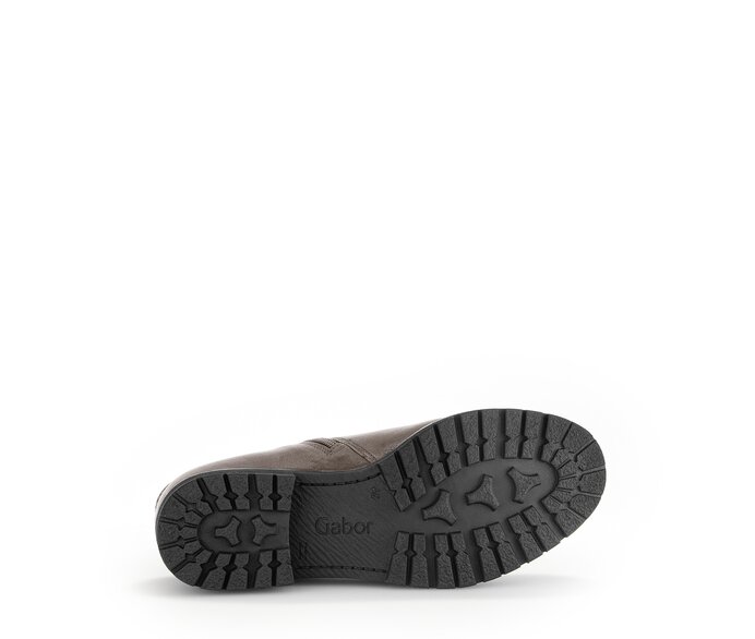 Gabor Damen  Sportliche Stiefelette Grau - Rauleder