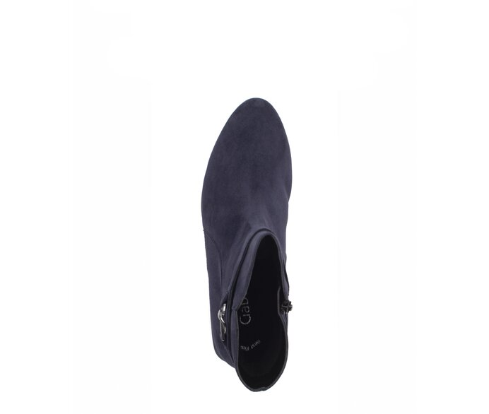 Gabor Damen  Elegante Stiefelette Blau - Rauleder