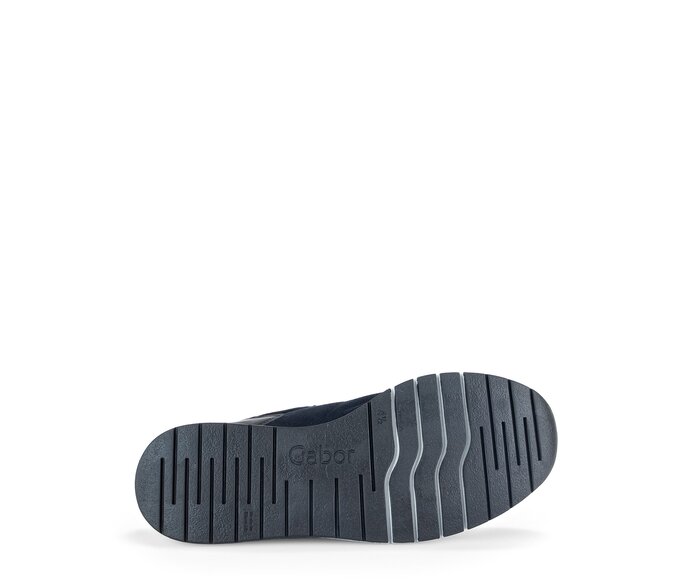 Gabor Damen  Sneaker Low Blau - Materialmix Leder/Lederimitat