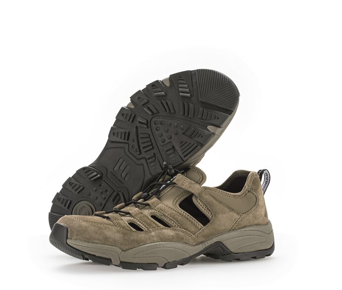 Pius Gabor Herren Sneaker Low Beige - Materialmix Leder/Textil