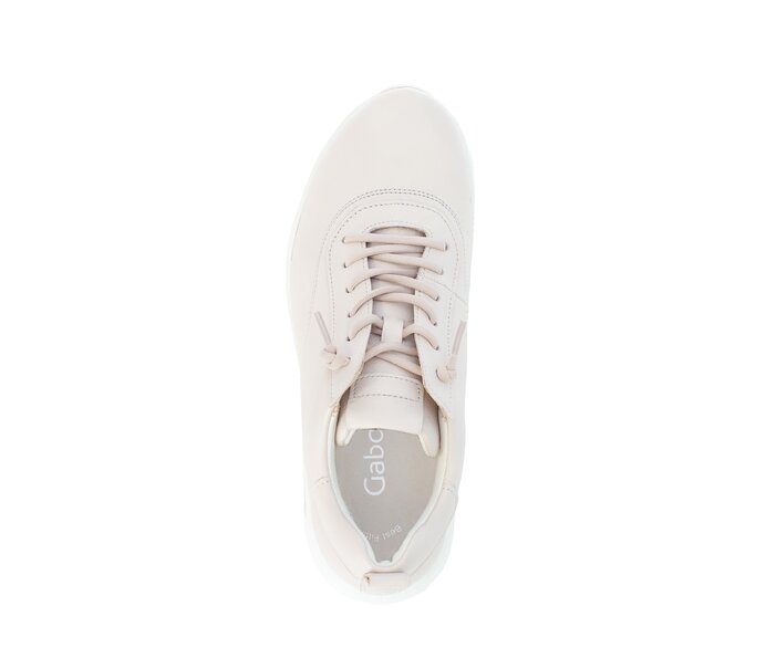 Gabor Damen  Sneaker Low Creme - Glattleder