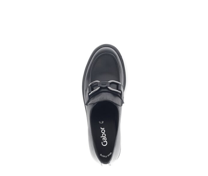 Gabor Damen  Hochfrontpumps Schwarz - Glattleder