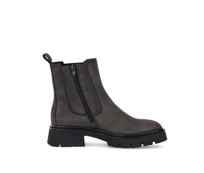 Gabor Damen  Chelsea Boot Grau - Rauleder