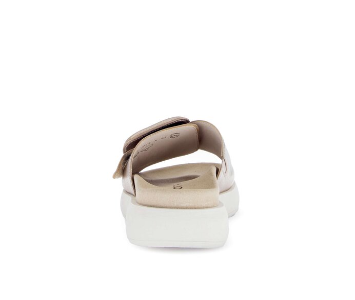 Gabor Damen  Pantolette Creme - Effektleder