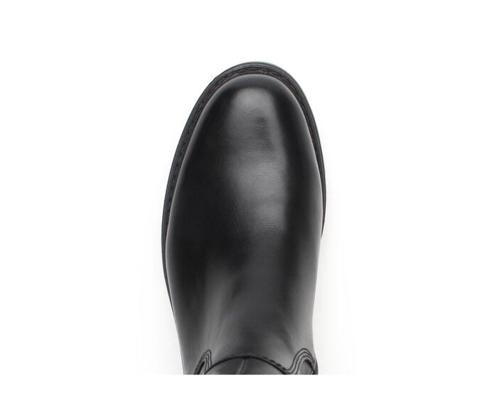 Gabor Damen  Sportlicher Stiefel Schwarz - Glattleder