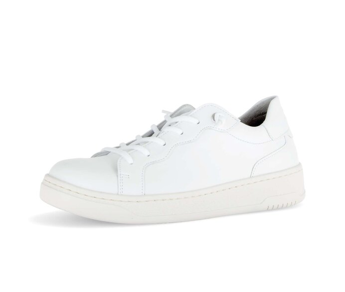 Gabor Damen  Sneaker Low Weiß - Glattleder