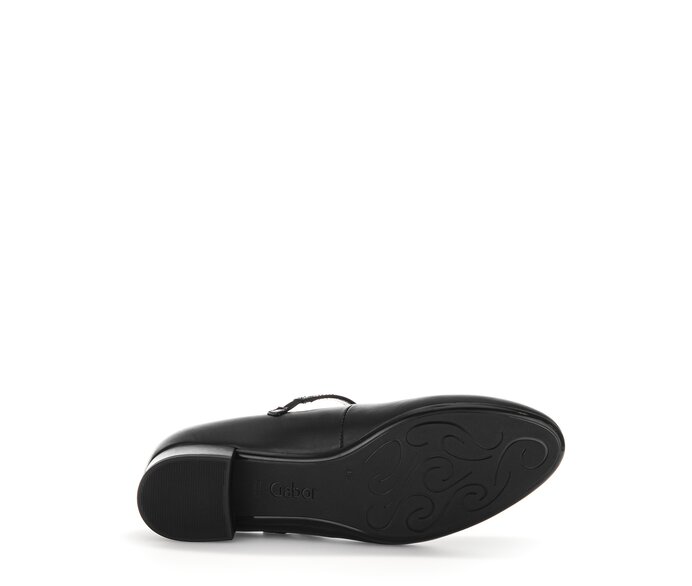 Gabor Damen  Spangenpumps Schwarz - Glattleder