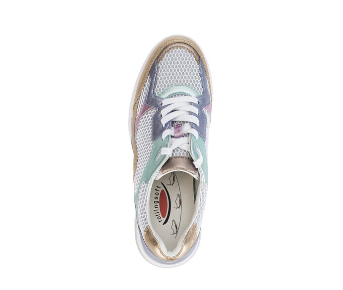Gabor Damen  Sneaker Low Multicolour - Materialmix Leder/Lederimitat