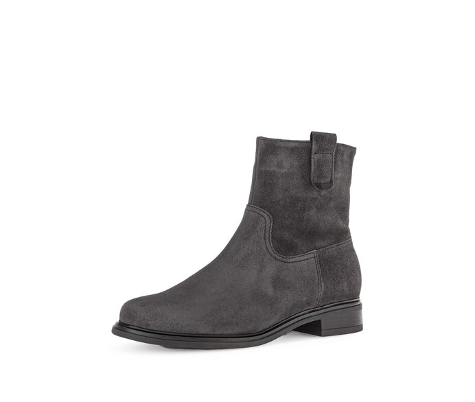 Gabor Damen  Elegante Stiefelette Grau - Rauleder