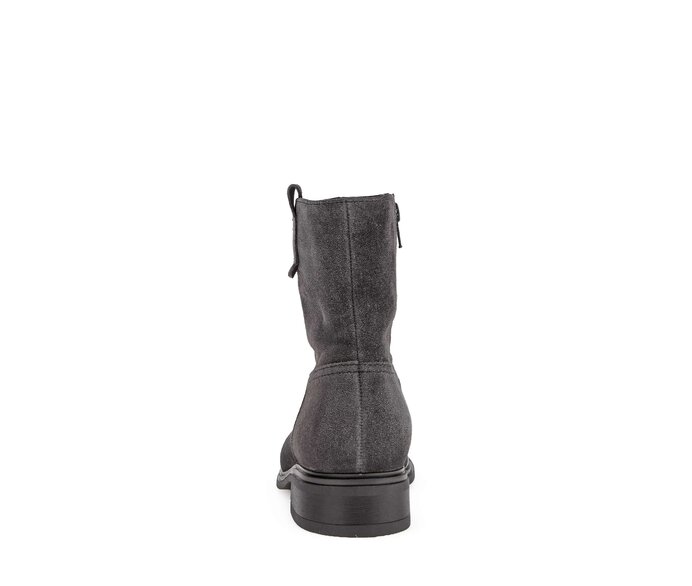 Gabor Damen  Elegante Stiefelette Grau - Rauleder