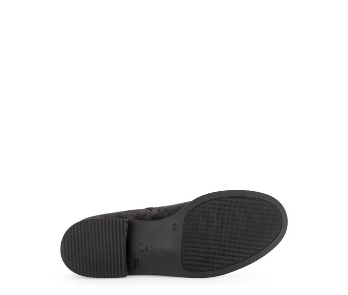 Gabor Damen  Elegante Stiefelette Grau - Rauleder