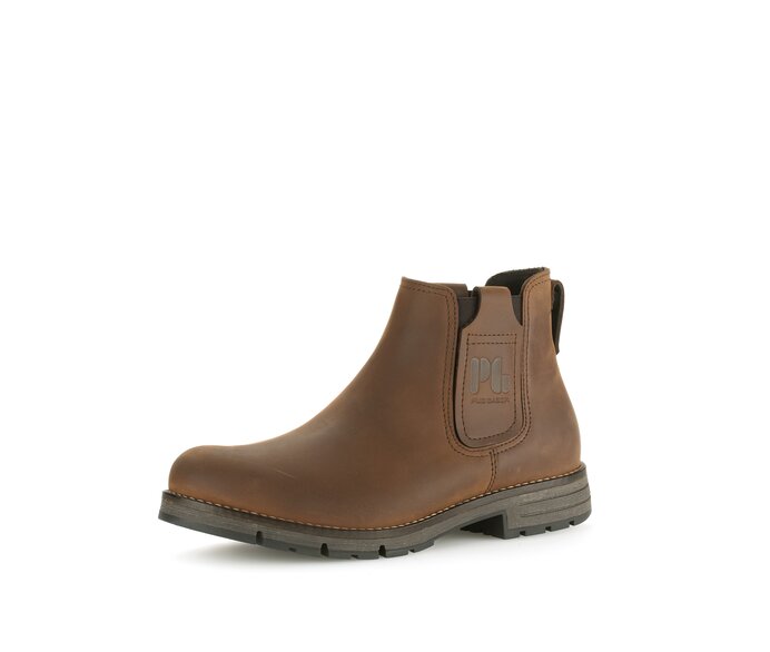 Pius Gabor Herren Chelsea Boot Braun - Fettleder