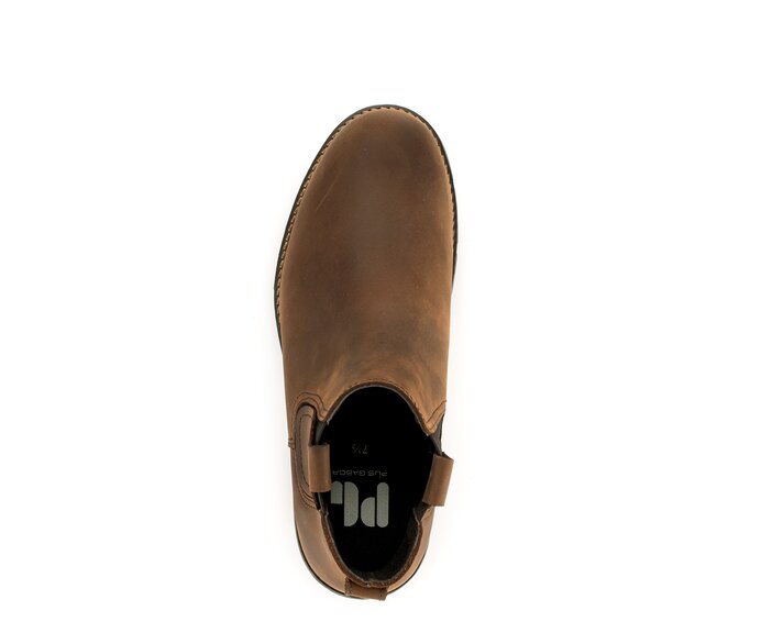Pius Gabor Herren Chelsea Boot Braun - Fettleder
