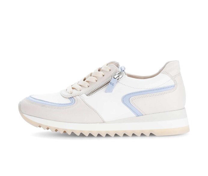 Gabor Damen Sneaker Low Beige - Glattleder