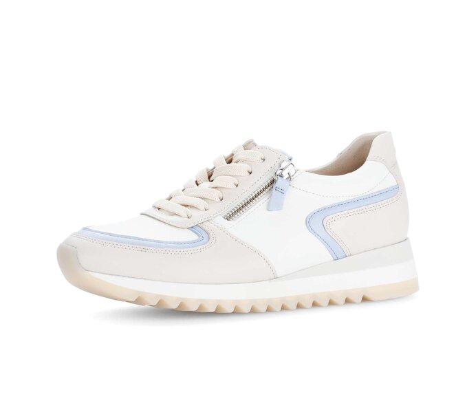 Gabor Damen  Sneaker Low Beige - Glattleder