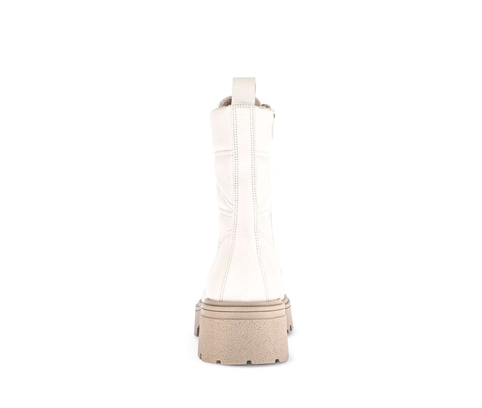 Gabor Damen  Schnürstiefelette Beige - Glattleder