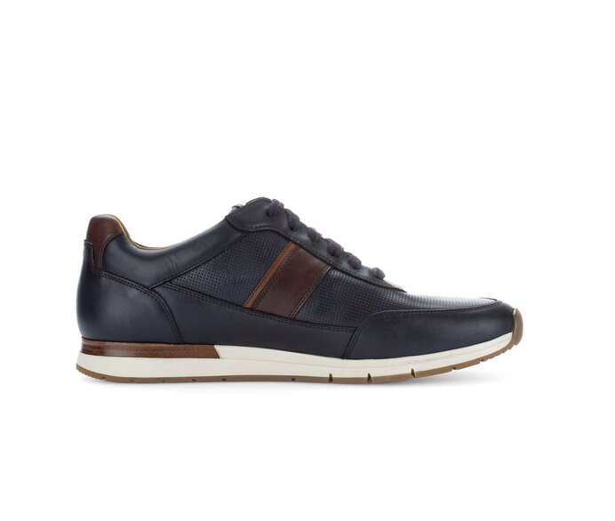 Pius Gabor Herren Sneaker Low Blau - Glattleder