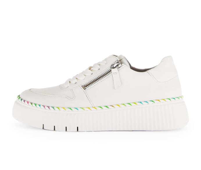 Gabor Damen Sneaker Low Weiß - Glattleder