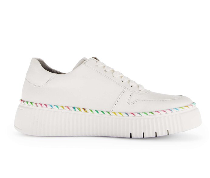 Gabor Damen  Sneaker Low Weiß - Glattleder