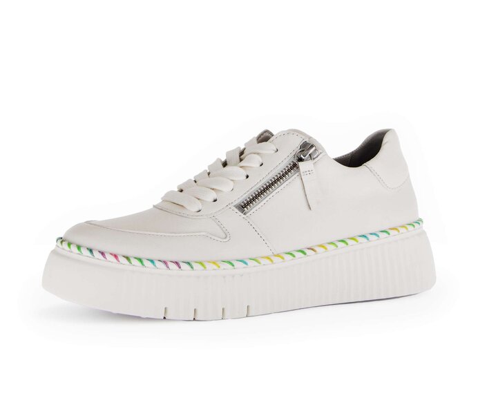 Gabor Damen  Sneaker Low Weiß - Glattleder