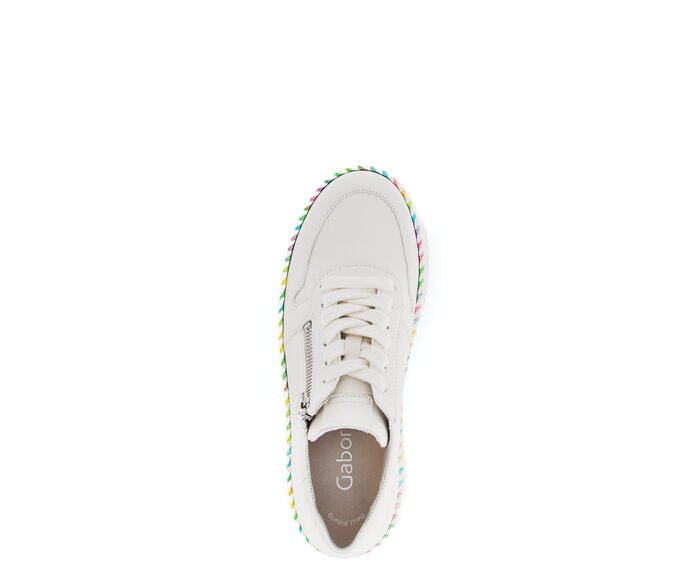 Gabor Damen  Sneaker Low Weiß - Glattleder