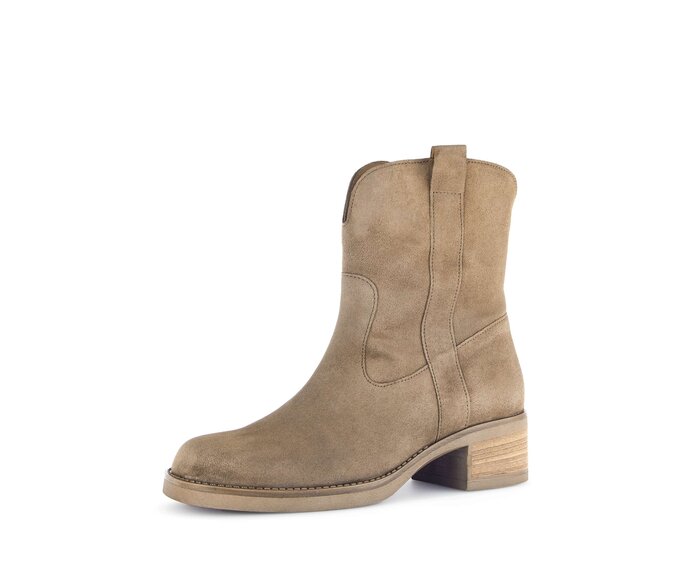 Gabor Damen  Cowboy Boots Braun - Rauleder