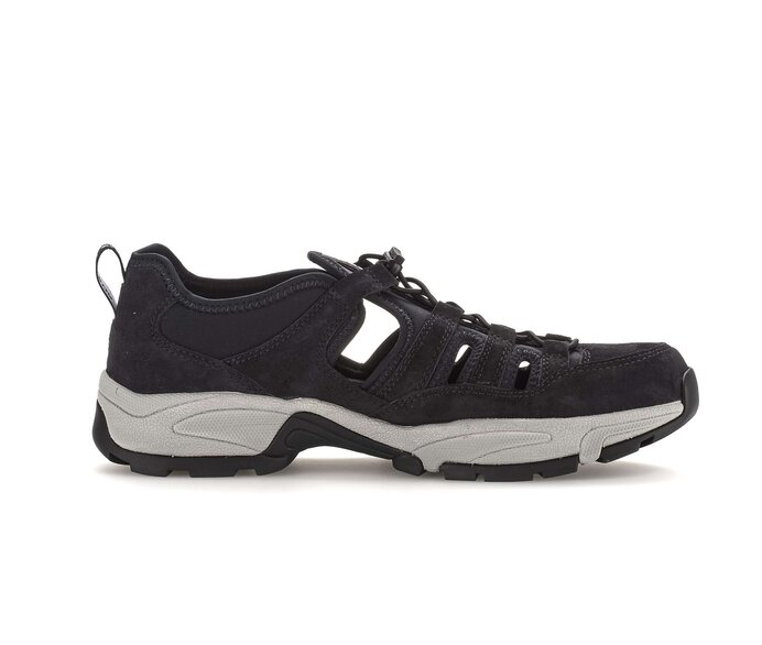 Pius Gabor Herren Sneaker Low Blau - Materialmix Leder/Textil