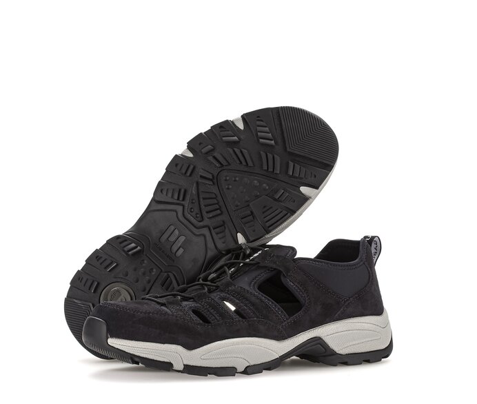 Pius Gabor Herren Sneaker Low Blau - Materialmix Leder/Textil