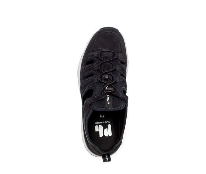 Pius Gabor Herren Sneaker Low Blau - Materialmix Leder/Textil