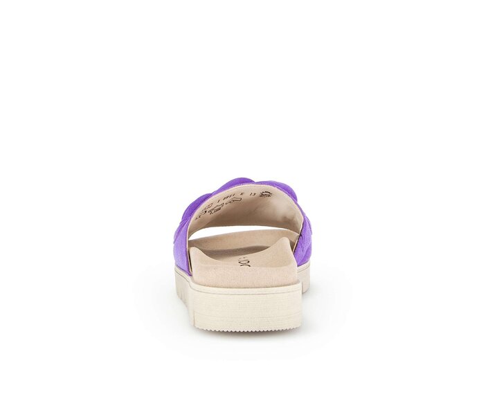 Gabor Damen  Pantolette Lila - Rauleder