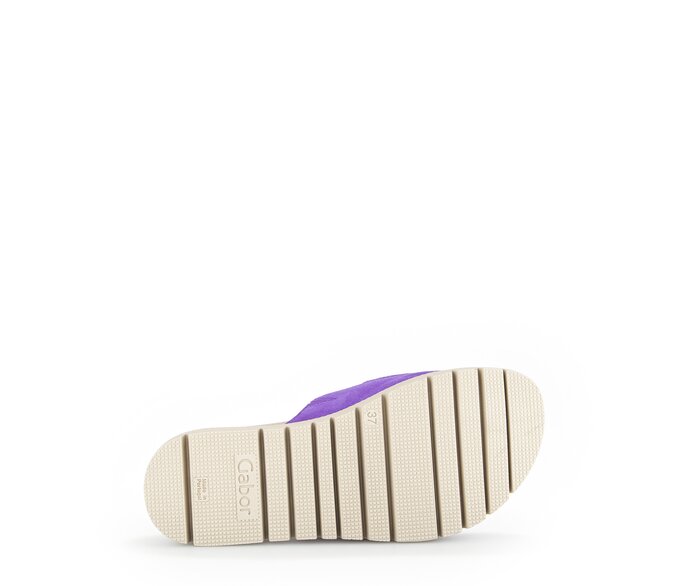 Gabor Damen  Pantolette Lila - Rauleder
