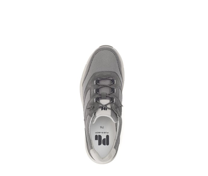 Pius Gabor Herren Sneaker Low Grau - Materialmix Leder/Textil