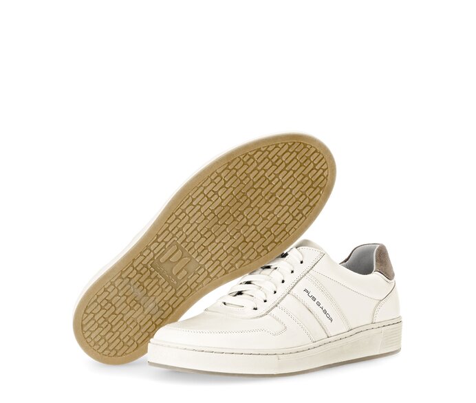 Pius Gabor Herren Sneaker Low Weiß - Glattleder