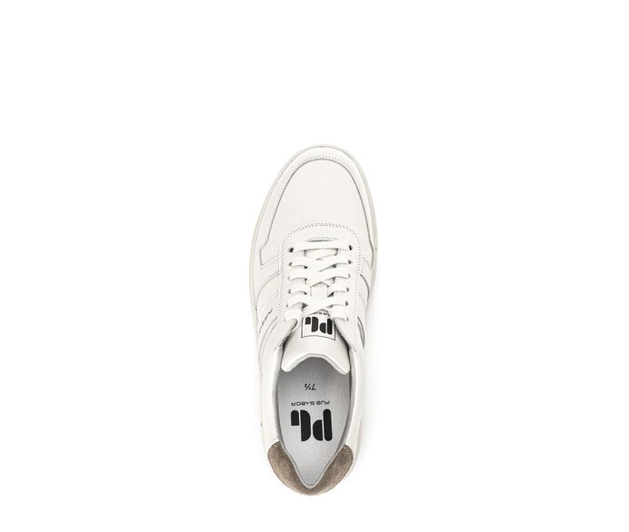 Pius Gabor Herren Sneaker Low Weiß - Glattleder