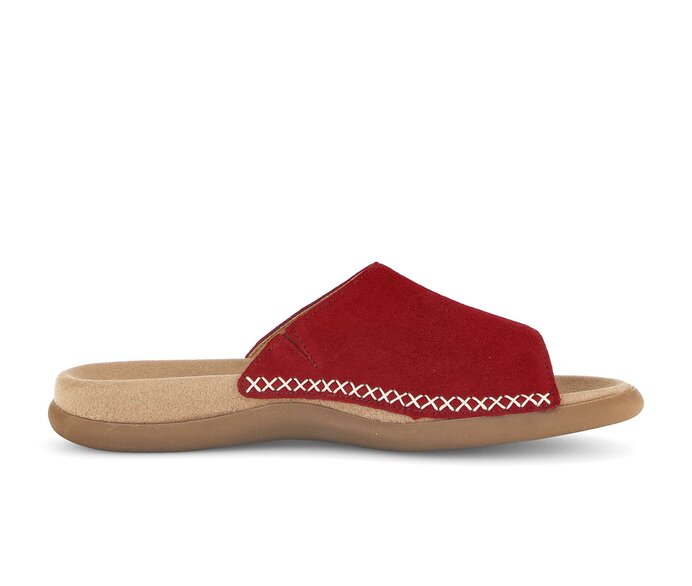Gabor Damen  Pantolette Rot - Rauleder
