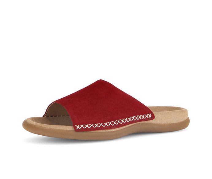Gabor Damen  Pantolette Rot - Rauleder